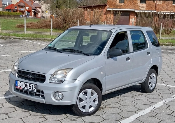 Subaru Justy cena 14400 przebieg: 154000, rok produkcji 2004 z Opalenica małe 352